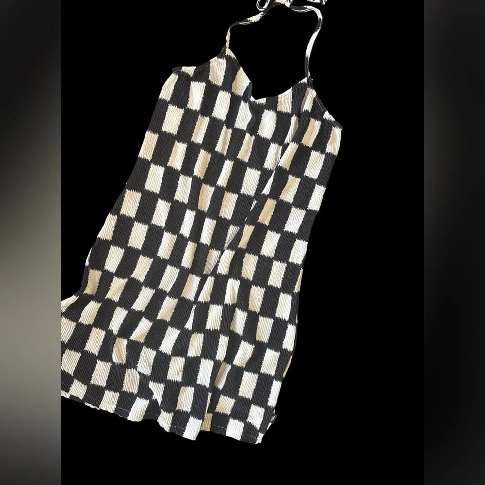 Vans Black and White Checkered loose fitting Dress small - Picture 2 of 5